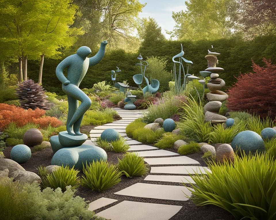 Sculture e arte per un giardino unico