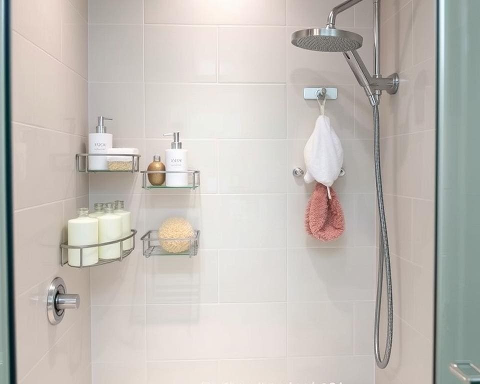 Accessori per la doccia: ordine e funzionalità