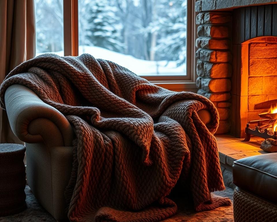 Coperte pesanti per un inverno confortevole