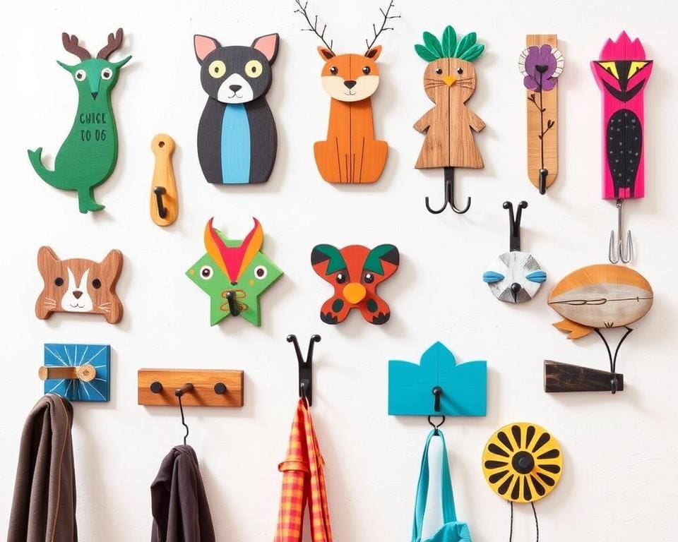 Gli appendiabiti da parete più creativi