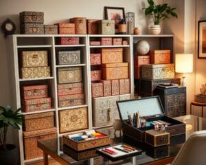 L’arte del riordino con scatole decorative