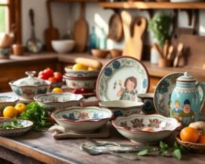 Piatti di ceramica artigianali per la cucina