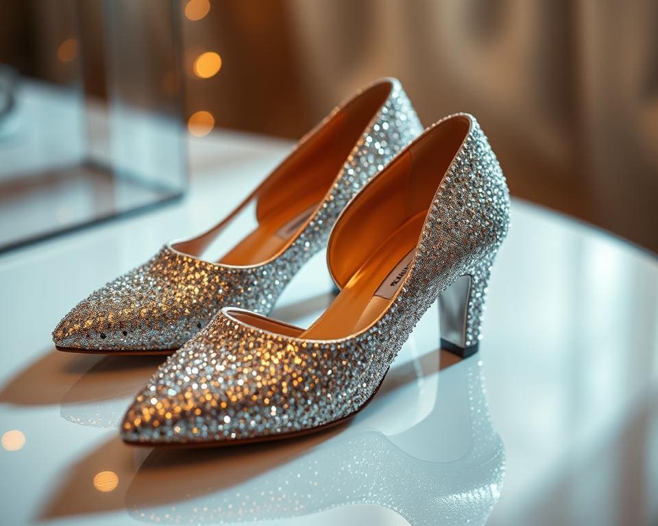 Scarpe da donna glitterate