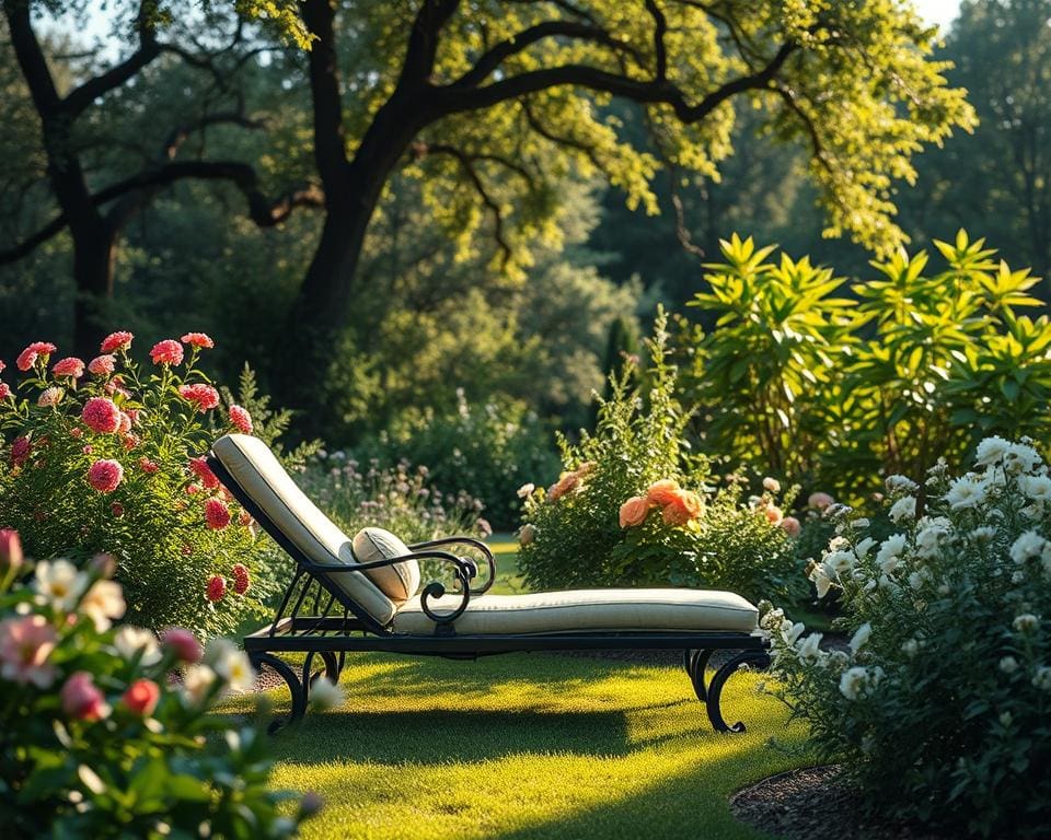 chaise longue relax giardino