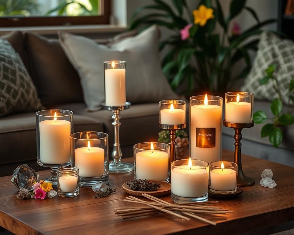 idee decorazione con candele profumate