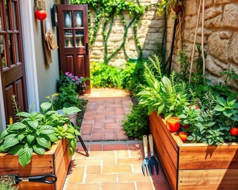 orto in giardino