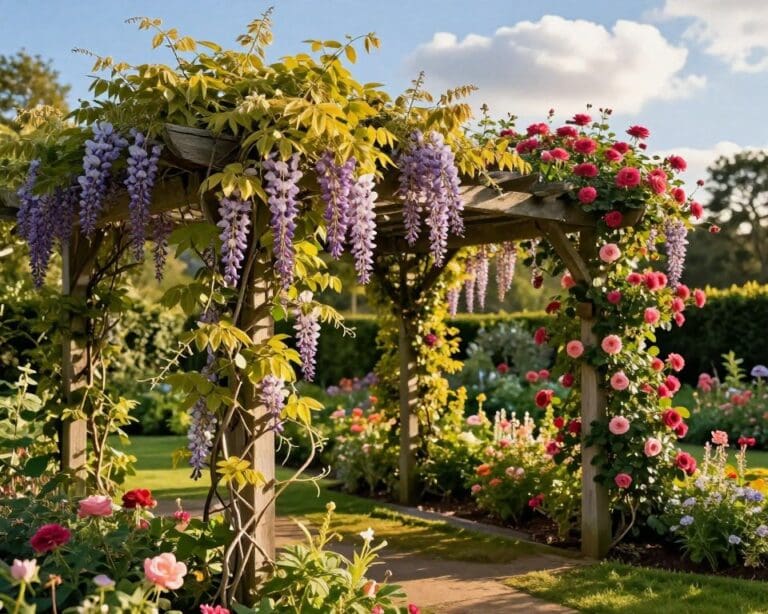 rampicanti per pergola