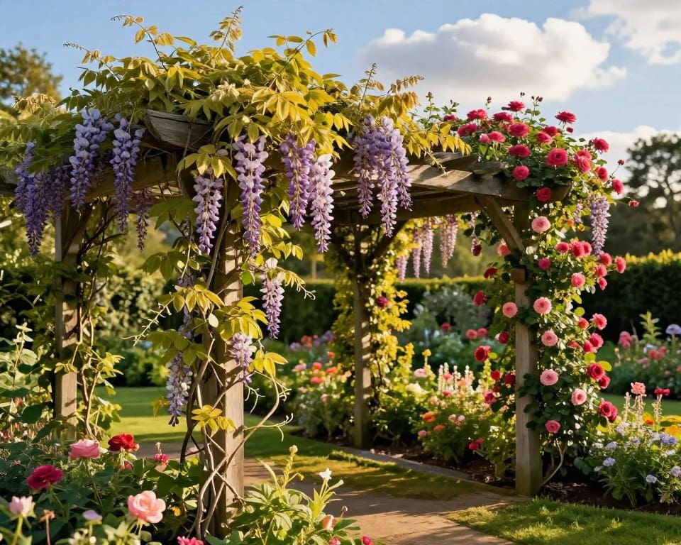 rampicanti per pergola