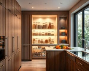 cucina con dispensa