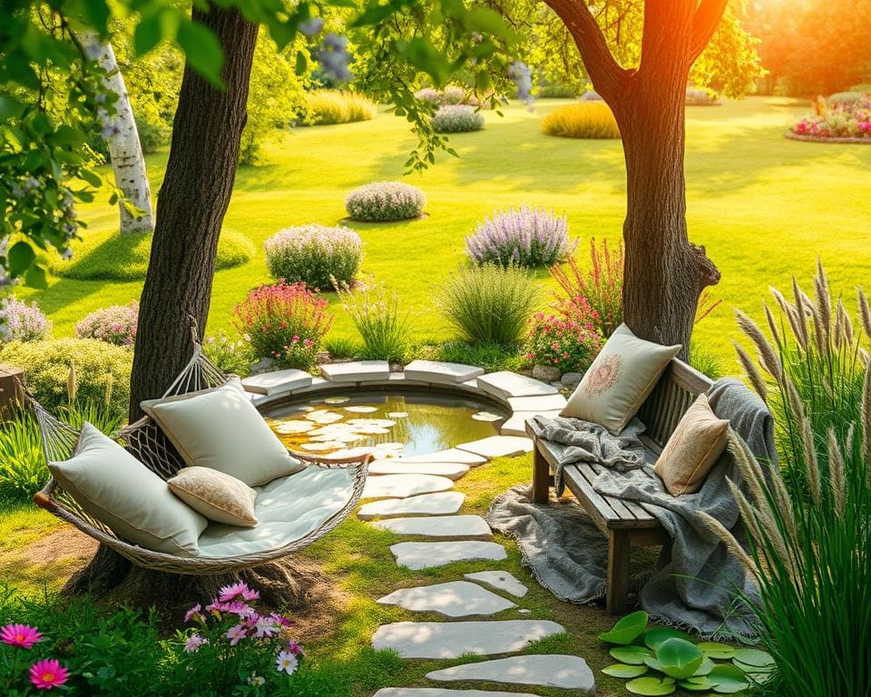 zona relax in giardino