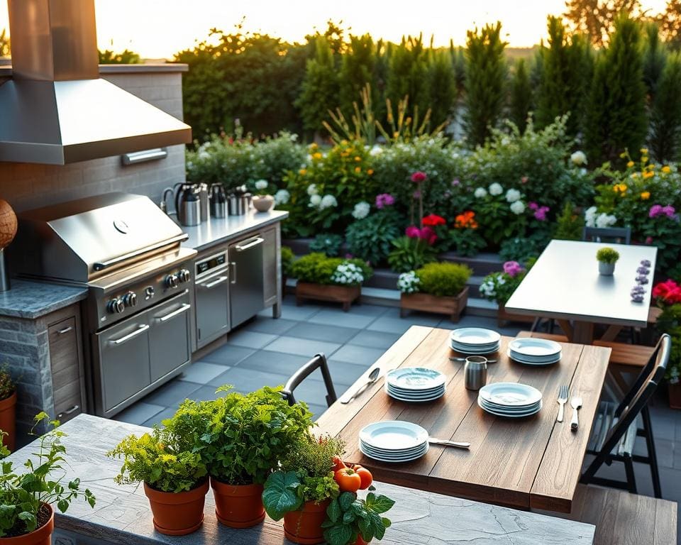 cucina da esterno